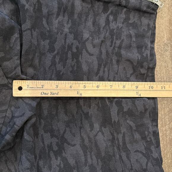 Drew ANTHROPOLOGIE Melanie Side Zipper Skinny Pant Black Camo Size L - Picture 4 of 8